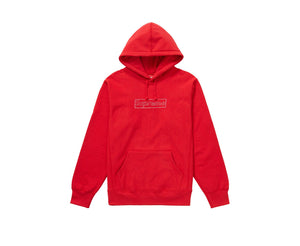 Supreme KAWS Chalk Logo Hooded Sweatshirt Red