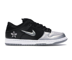 Nike SB Dunk Low Supreme Jewel Swoosh Silver