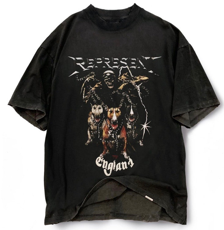 Represent Terrier Tension Tee - Vintage Black