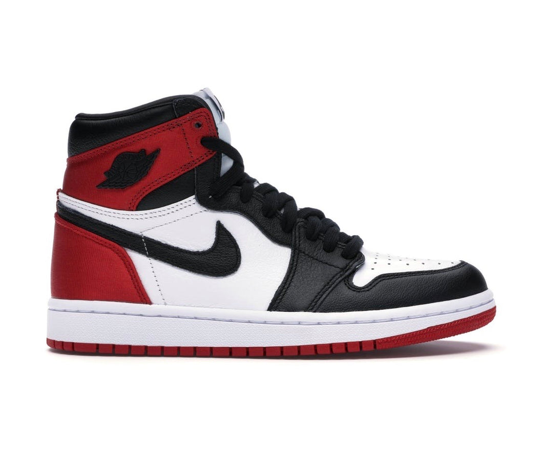 Nike Air Jordan 1 Satin Black Toe