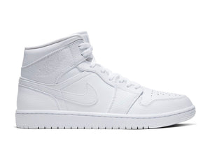 Nike Air Jordan 1 Mid Triple White