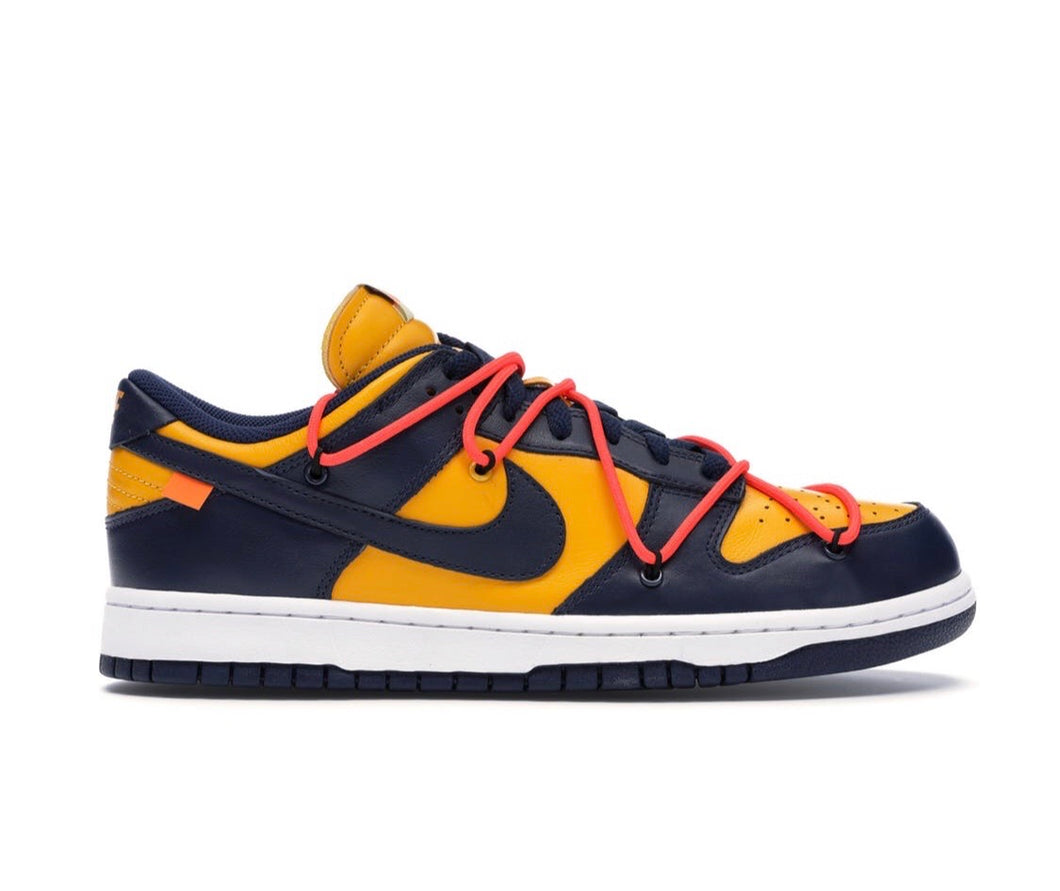 Nike Dunk Low Off-White University Gold Midnight Navy