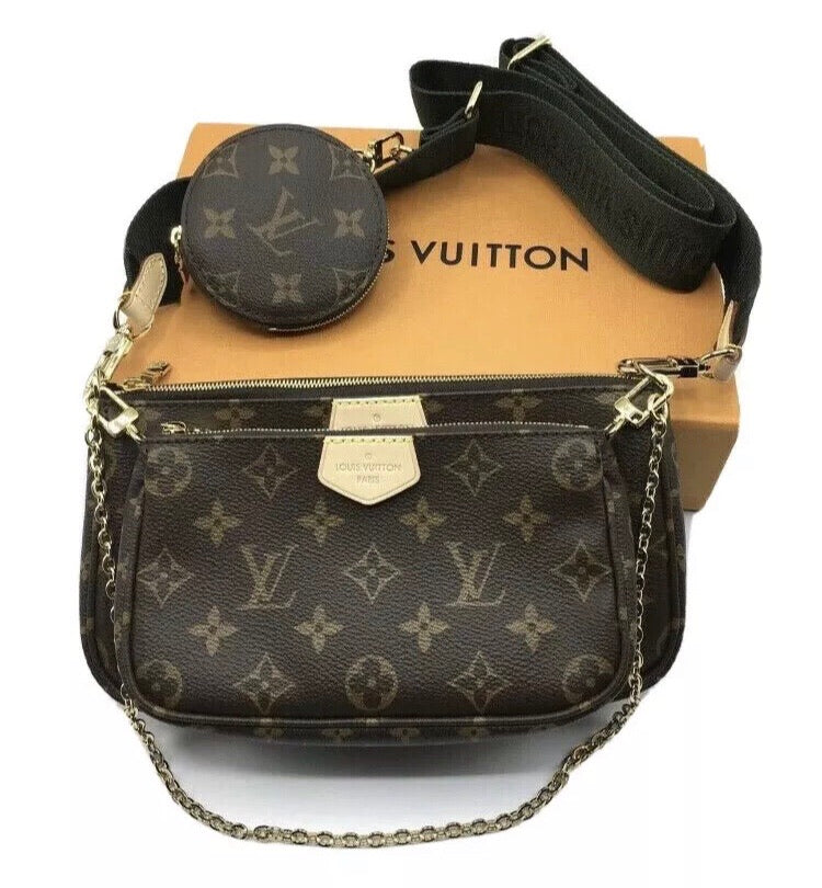 Louis Vuitton Multi Pochette Monogram Khaki Bag